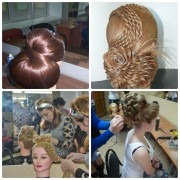 11 февраля 2017 года первое занятие в группе выходного дня по курсу "Причёски на длинных волосах"