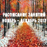 Расписание занятий